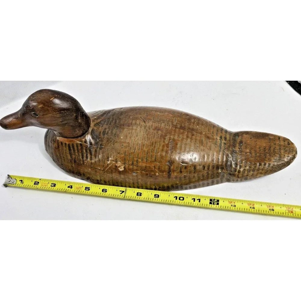 Vintage/Antique Wood Duck Decoy Hunting Float 15